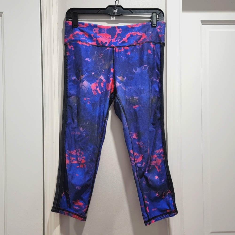 Industry Cosmo Pink and Purple Capri Leggings
